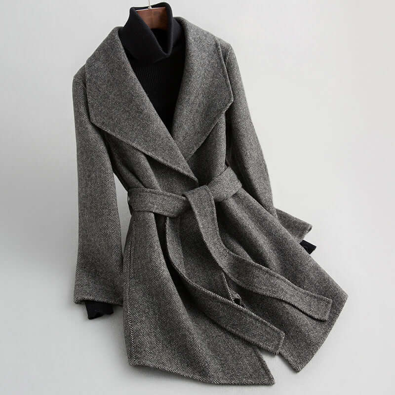 Krohn-e | Damen Taillierte Doppelreiherjacke
