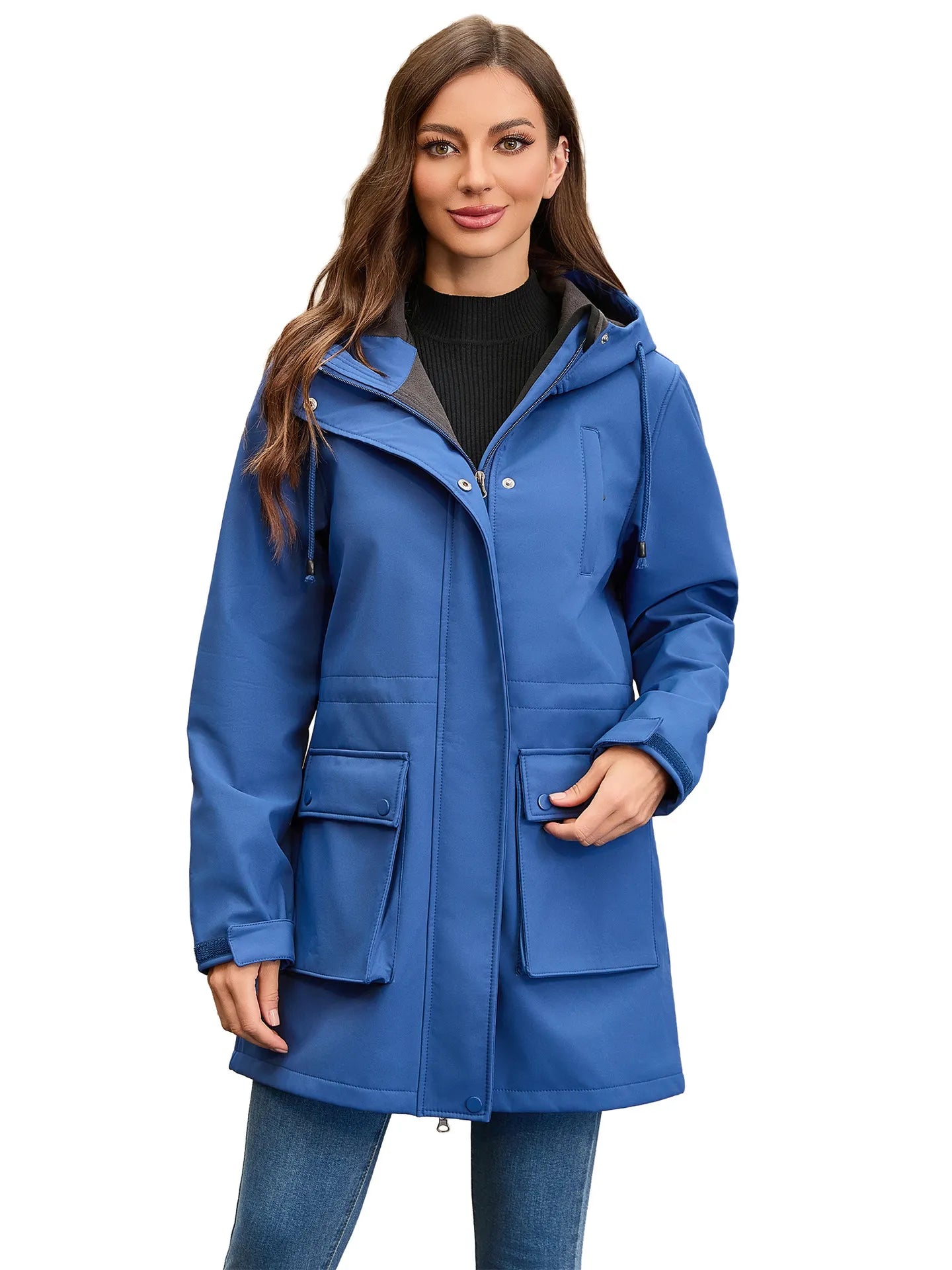 Krohn-e | Wasserdichte Softshell-Jacke mit Kapuze für Damen Elina