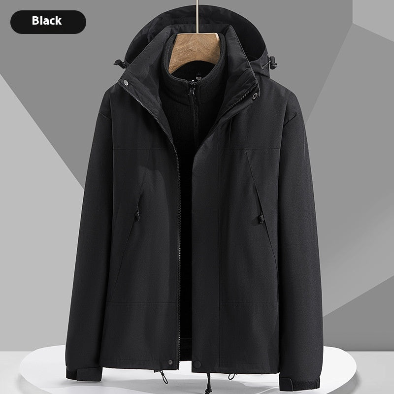 Conrad – Wasserdichte Unisex Regenjacke mit farbigen Details