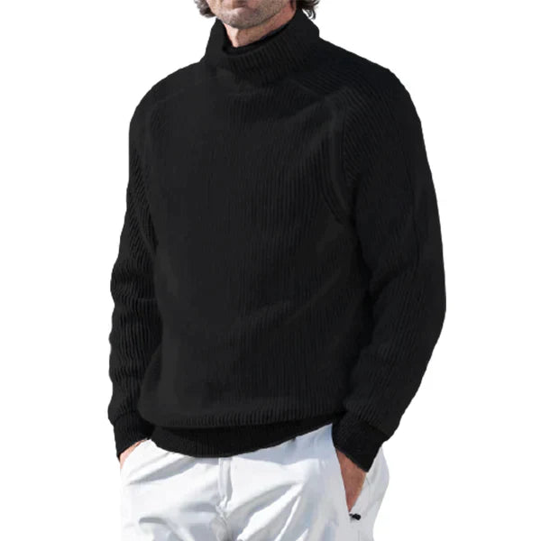 Krohn-e | Turtleneck Strickpullover Baumwolle und Polyester Komfortabel und Warm
