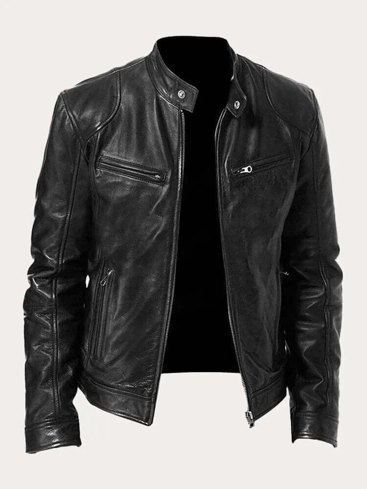 Krohn-e | Herren Klassische Lederjacke