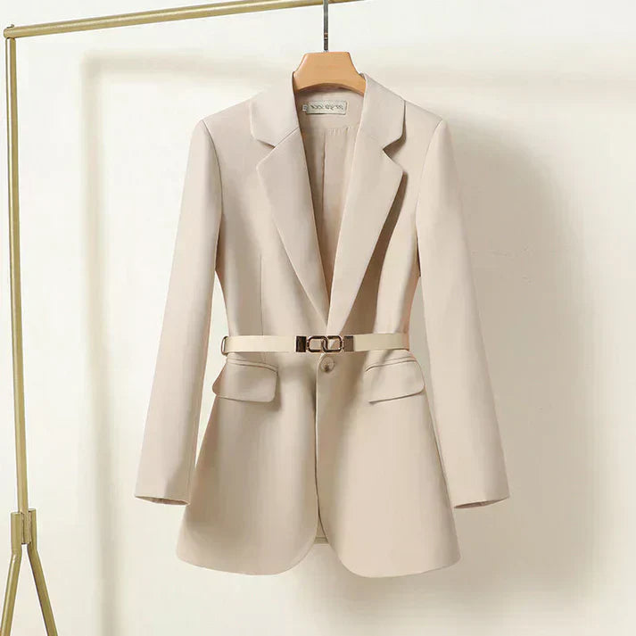 Krohn-e | Eleganter Blazer mit Taillengürtel