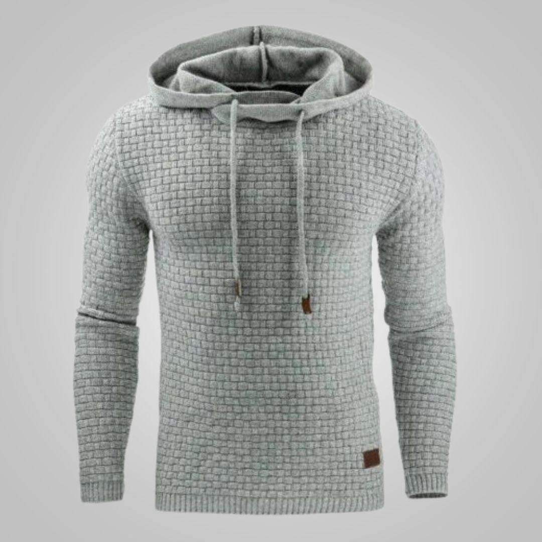 Bequemer Langarm-Kapuzenpullover von Fudus