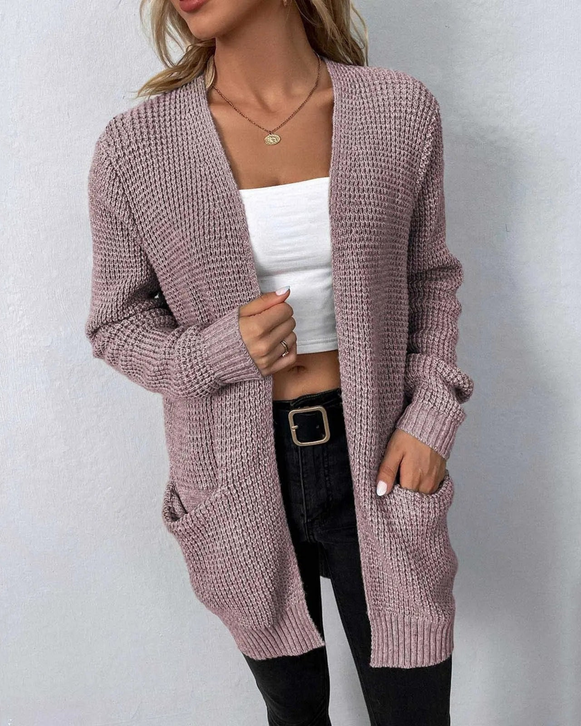Krohn-e | Stilvoller Langer Cardigan