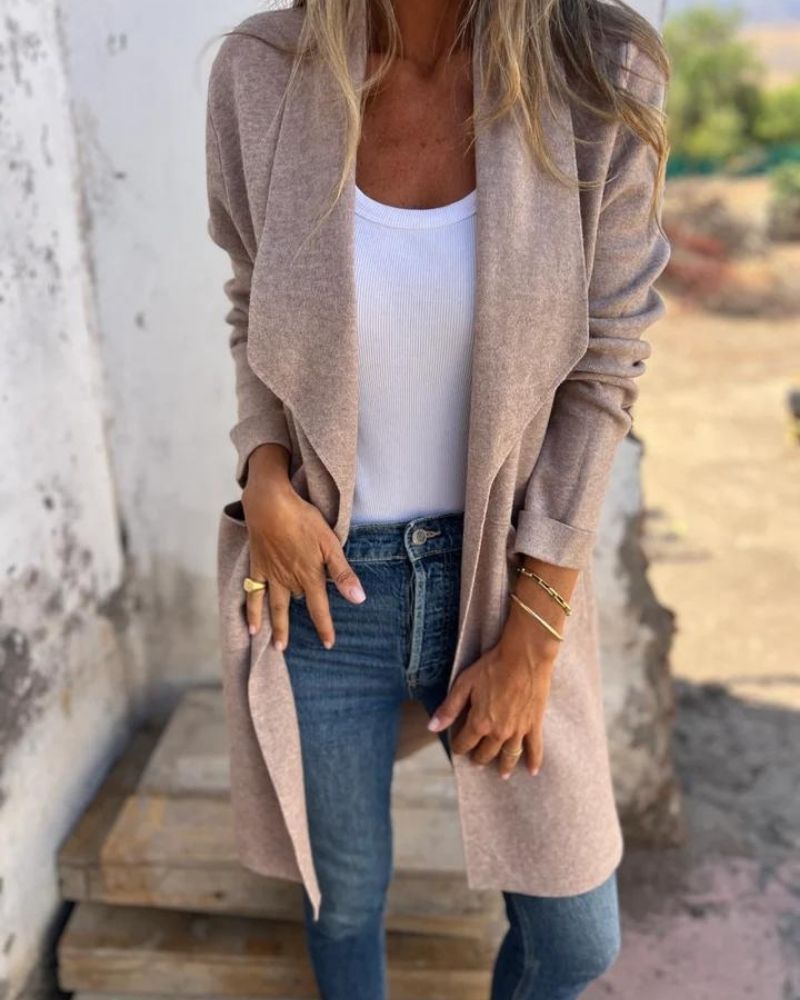 Krohn-e | Lässige Revercardigan Jacke