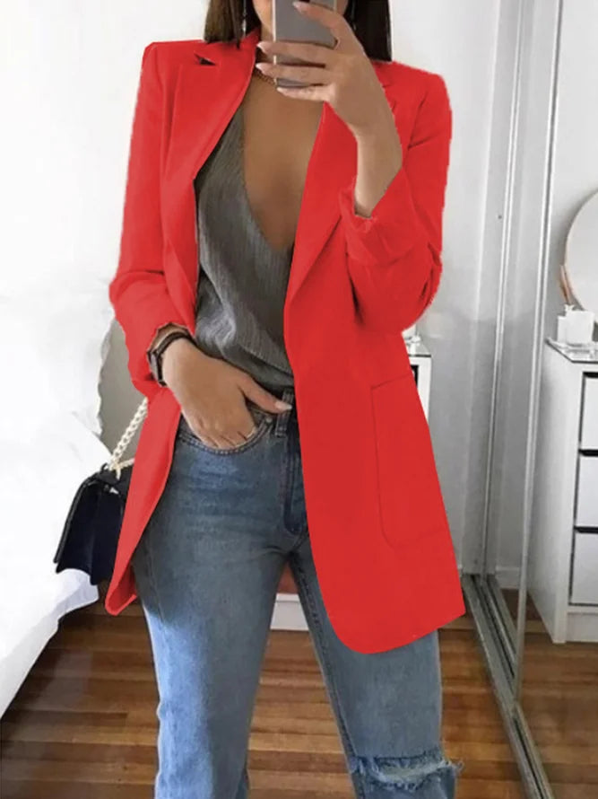 Umgekehrter Mode-Schlank-Blazer