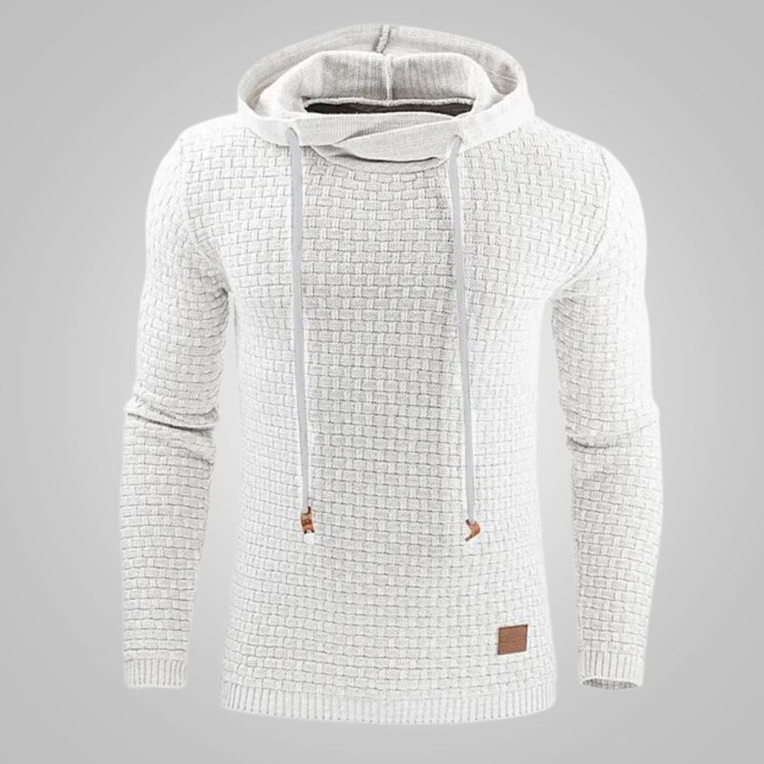 Bequemer Langarm-Kapuzenpullover von Fudus