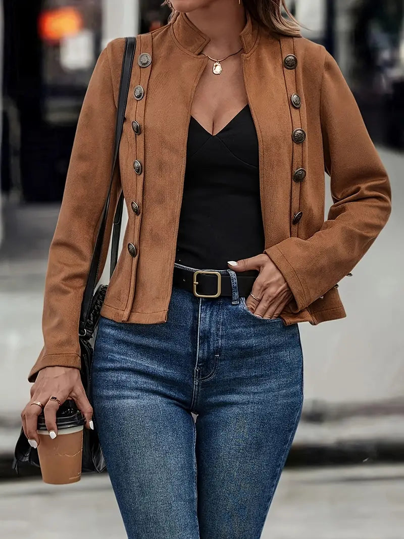 Krohn-e | Schlichte Doppelte Dekorative Jacke