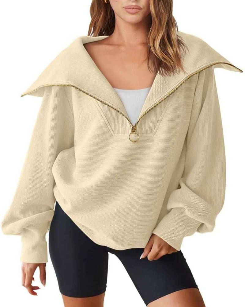 Krohn-e | Halbreißverschluss Vielseitiger Pullover