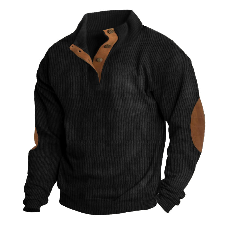 Krohn-e | Herrenpullover mit Knöpfen