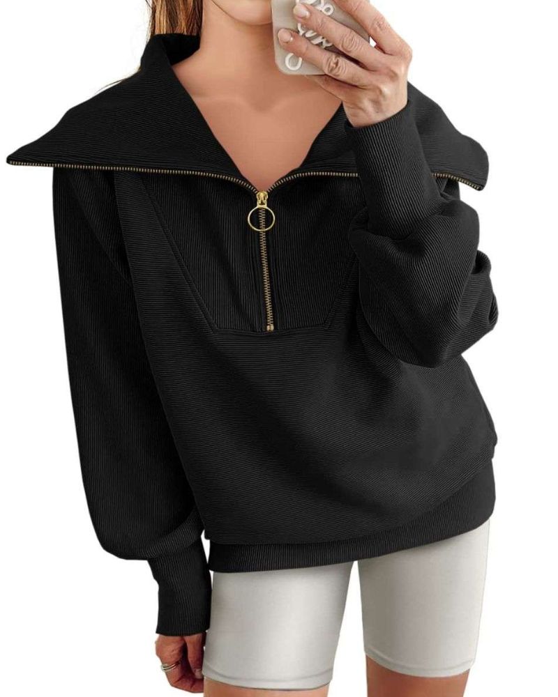 Krohn-e | Halbreißverschluss Vielseitiger Pullover
