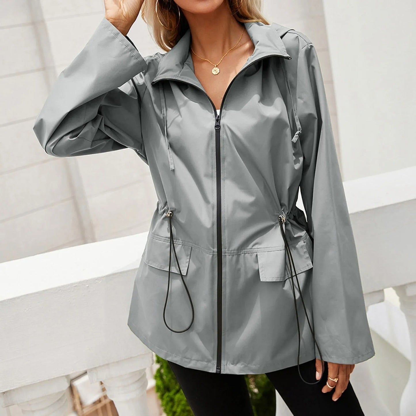 Krohn-e | Moderne Schnitt wasserdichte Damenjacke Tess
