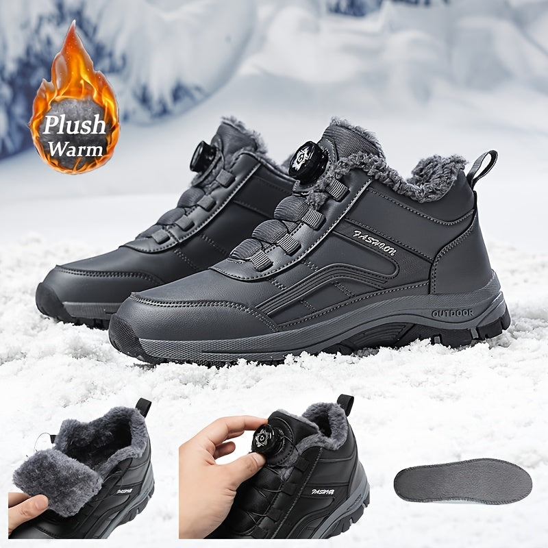 Moderne, klassische Schnallenstiefel für draußen