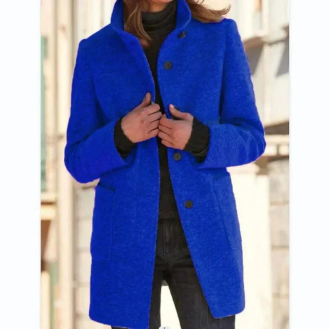 Krohn-e | Genesis Damen Winter Knopf Daunen Mantel Lässige