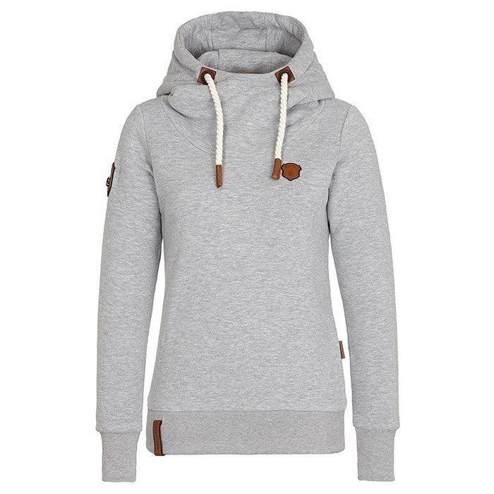 Damen lässiger Kapuzensweater mit bequemer Passform und stylischen Details Krohn-e