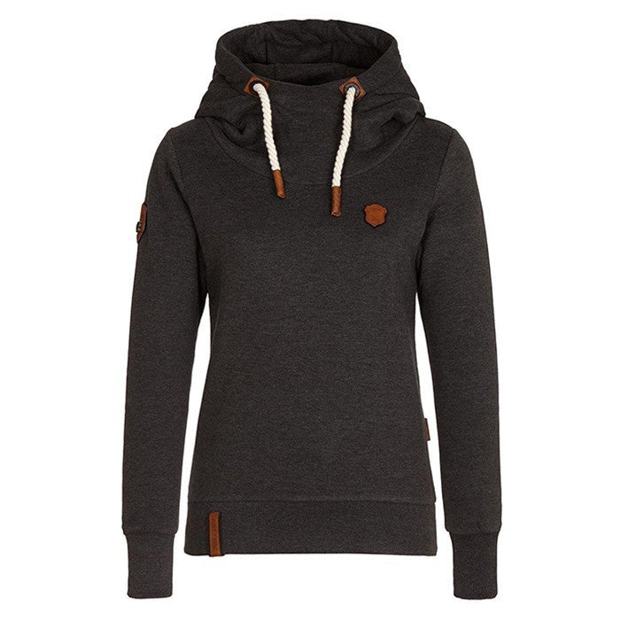 Damen lässiger Kapuzensweater mit bequemer Passform und stylischen Details Krohn-e