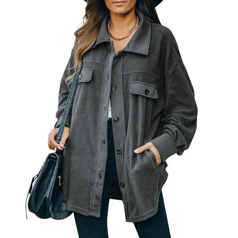 Krohn-e | Fleece-Knopf-Jacke