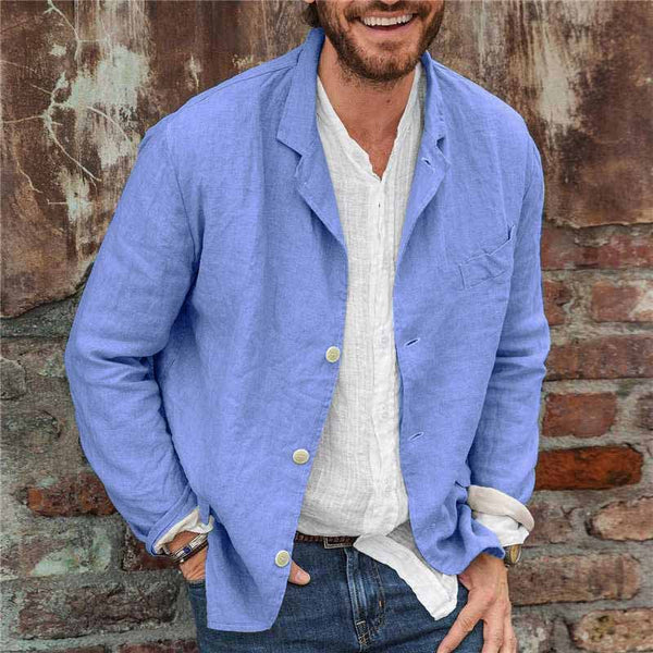 Krohn-e | Jacke Aus Baumwolle und Leinen