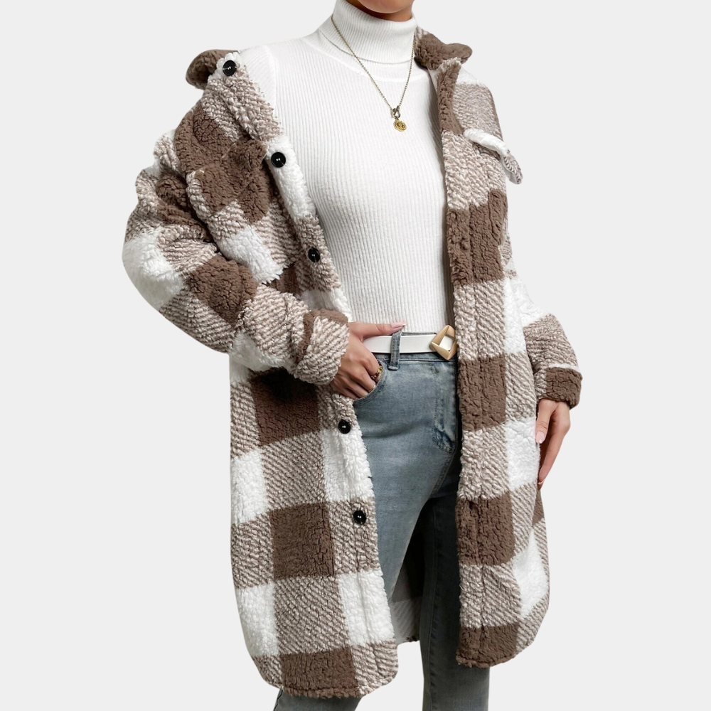 Krohn-e | Leichte Teddyjacke für Damen im Winter