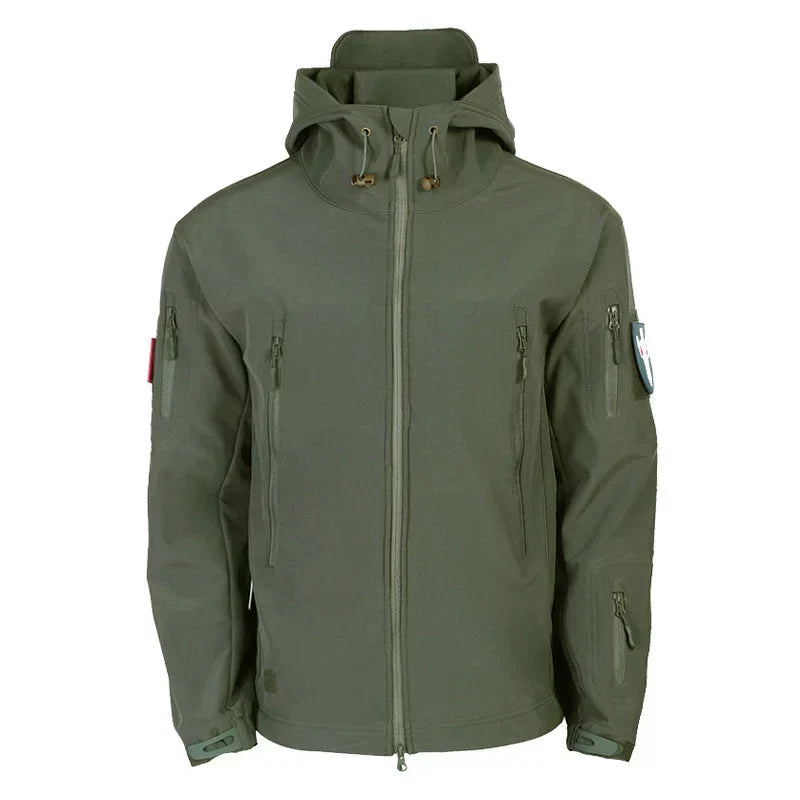 Krohn-e | Wasserdichte Softshell-jacke Polyester Robust, Winddicht