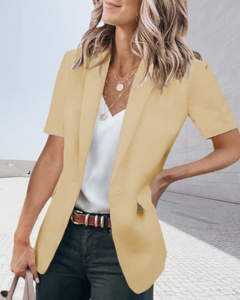 Krohn-e | Kurzärmliger Blazer