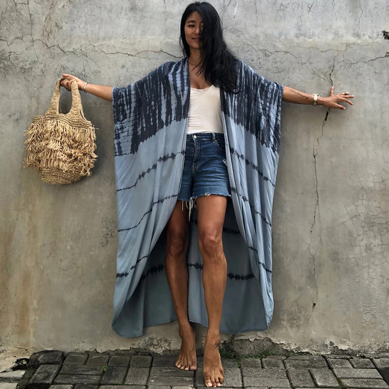 Krohn-e | Glamouröse Sonnenschutz Resort Strandkleid Cover Up