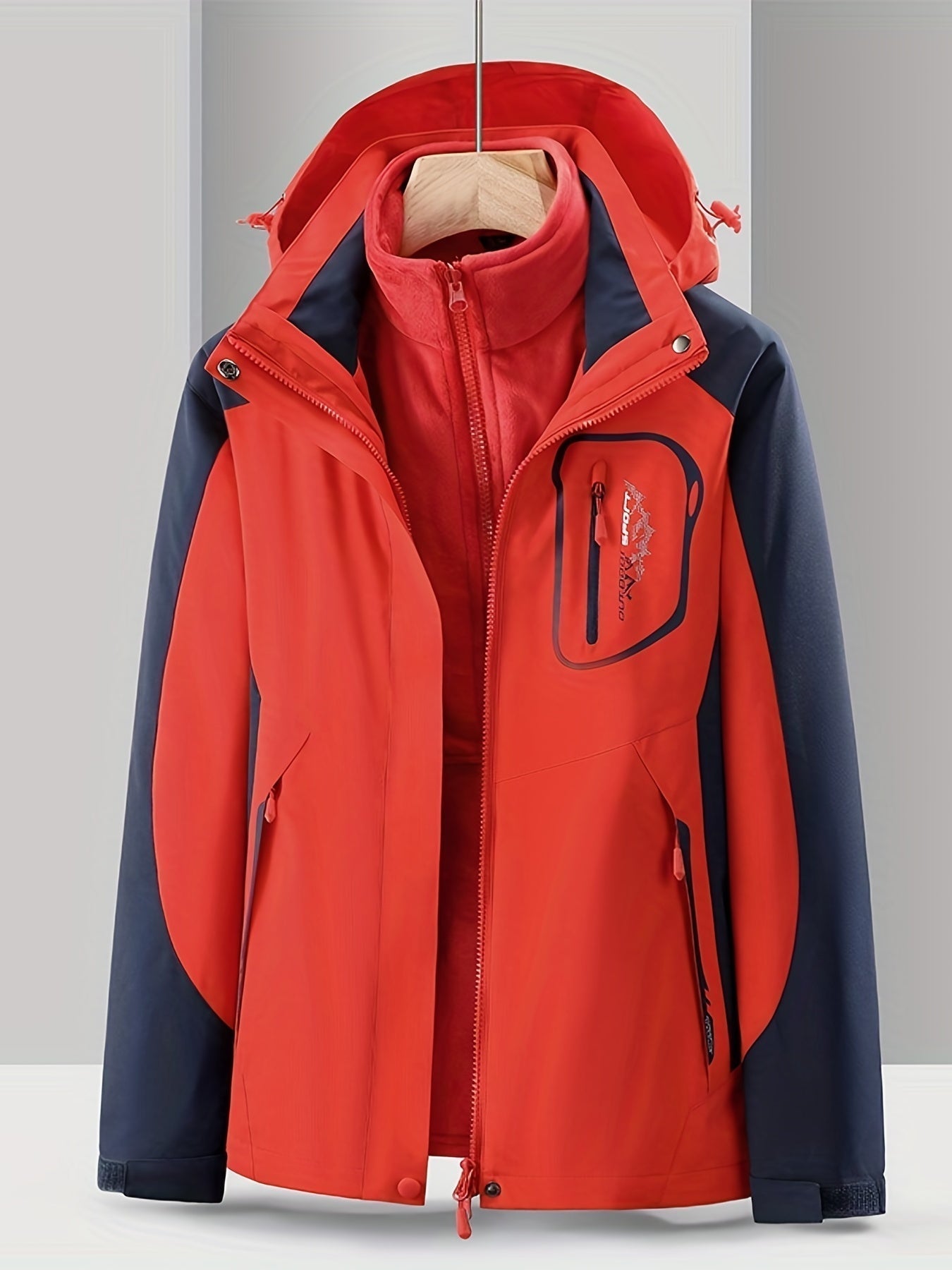 Krohn-e | 3-In-1 Wasserdichte Jacke