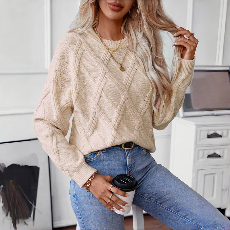 Krohn-e | Einfarbiger Pullover Für Lässige Outfits