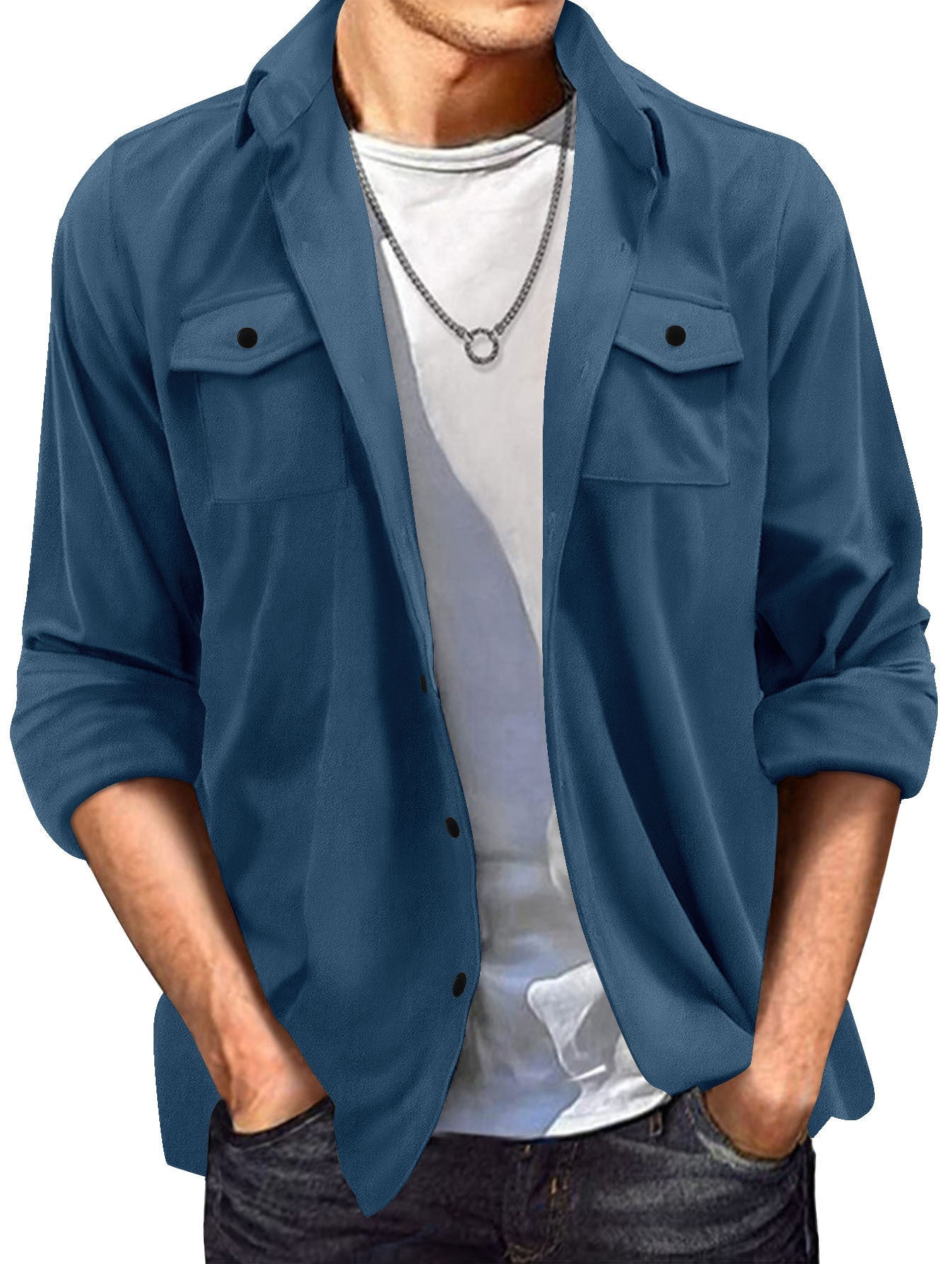 Europäische Wildlederjacke von Kenneth für Herren