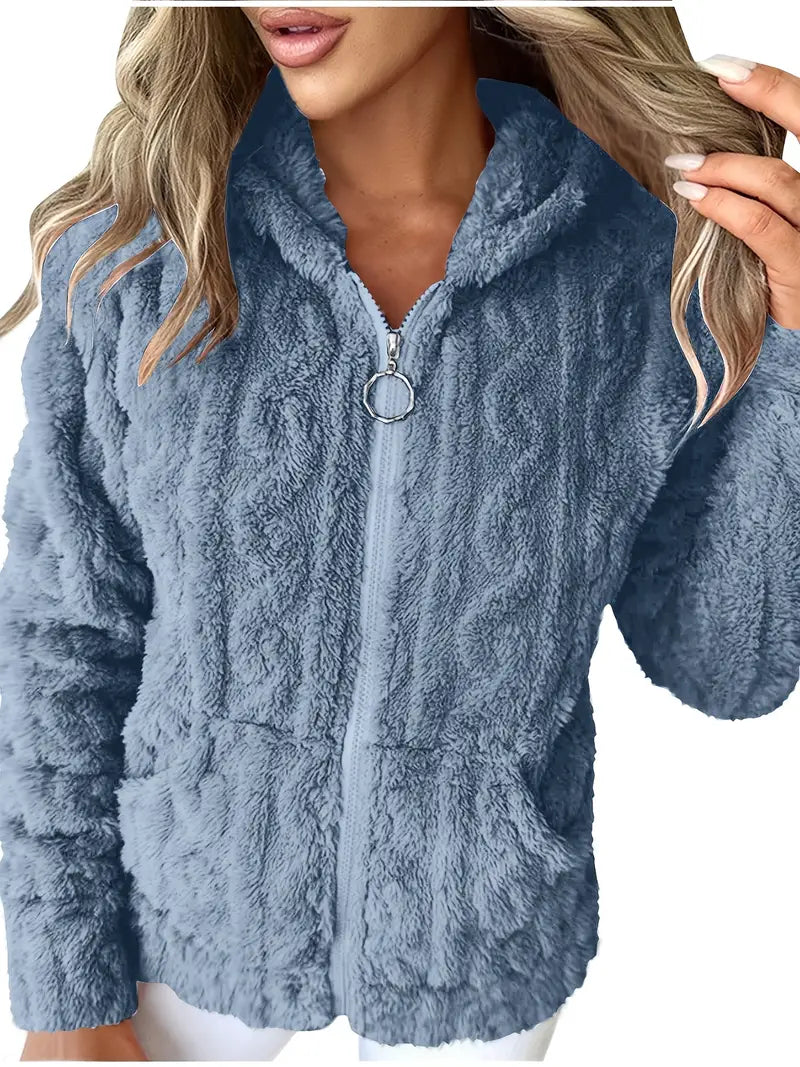 Krohn-e | Langarm Kapuzenpullover mit Reißverschluss
