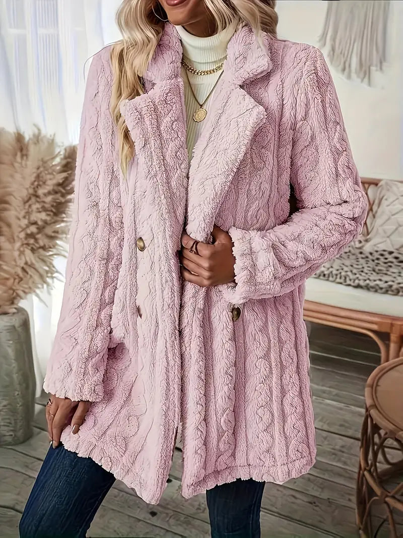 Krohn-e | Weicher Thermal-Mantel für Damen mit Langen Ärmeln Chic