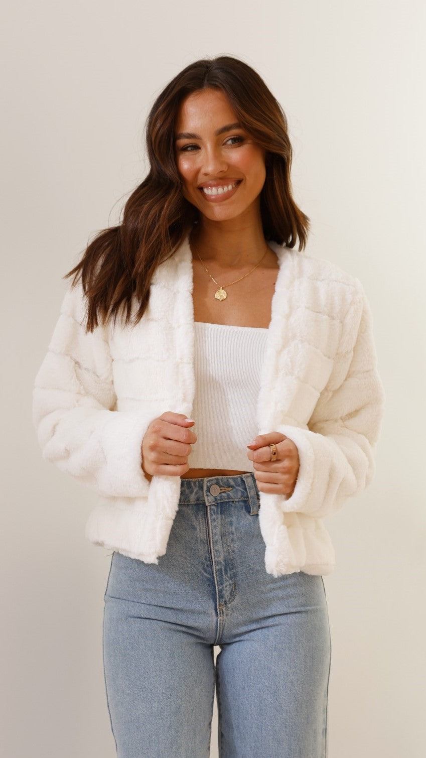 Krohn-e | Luxus Damen Crop Jacke