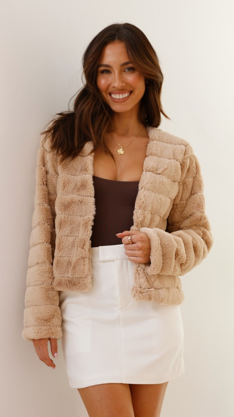 Krohn-e | Luxus Damen Crop Jacke