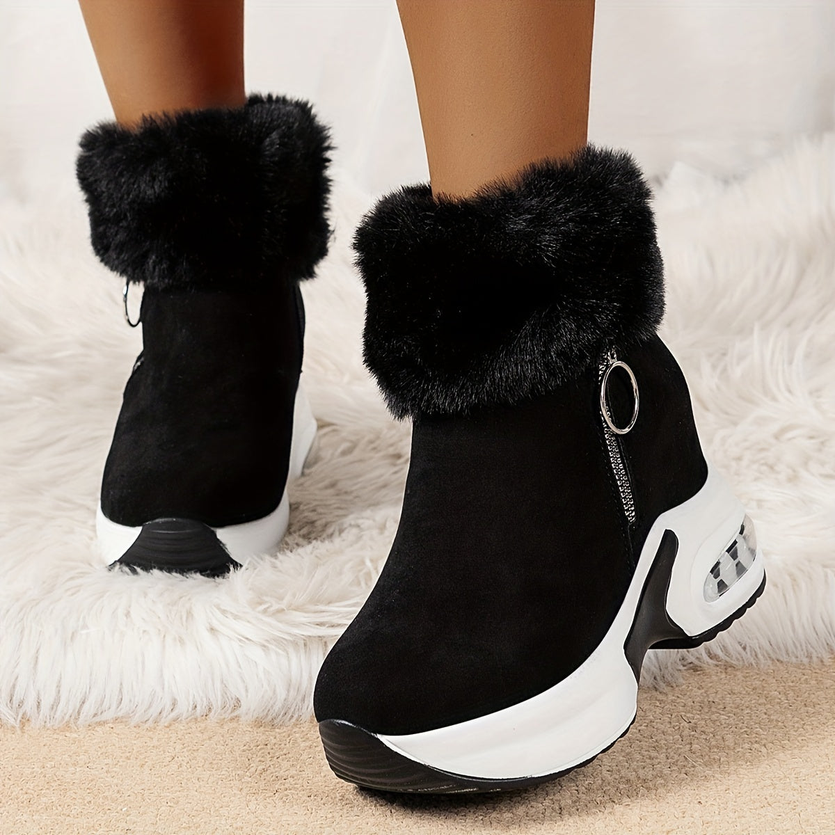 Krohn-e | Höhenverstellbare Fell-Schneestiefel