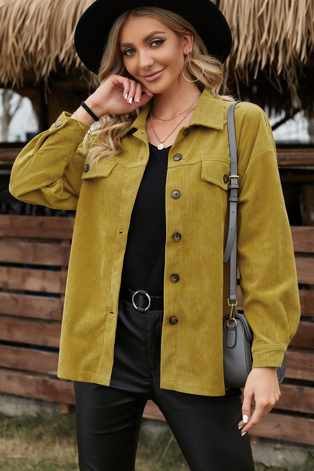 Krohn-e | Cordura Langarm Button-Up Shirt Jacke
