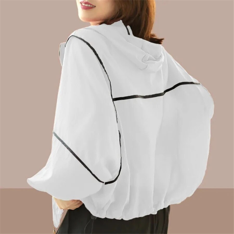 Krohn-e | Sommerjacke mit Belüftetem Kapuze