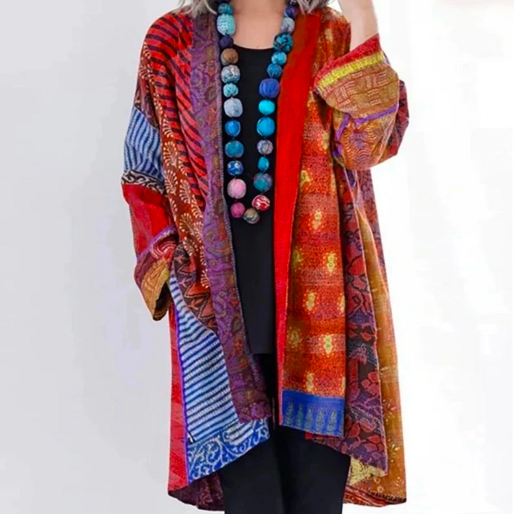 Krohn-e | Herbstjacke mit Buntem Muster - Maravilla