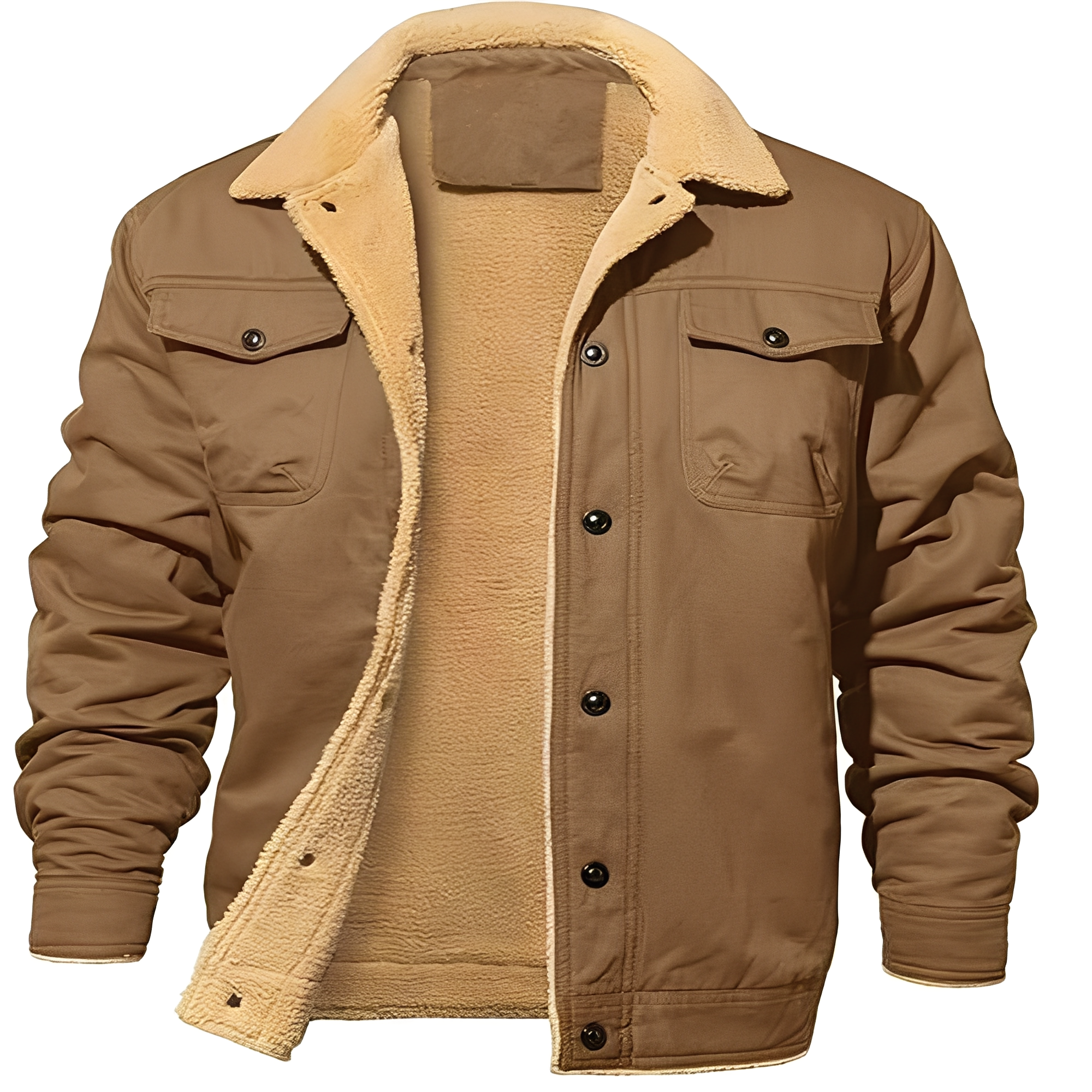 Krohn-e | Freizeitjacke aus Fleece-Twill für Herren