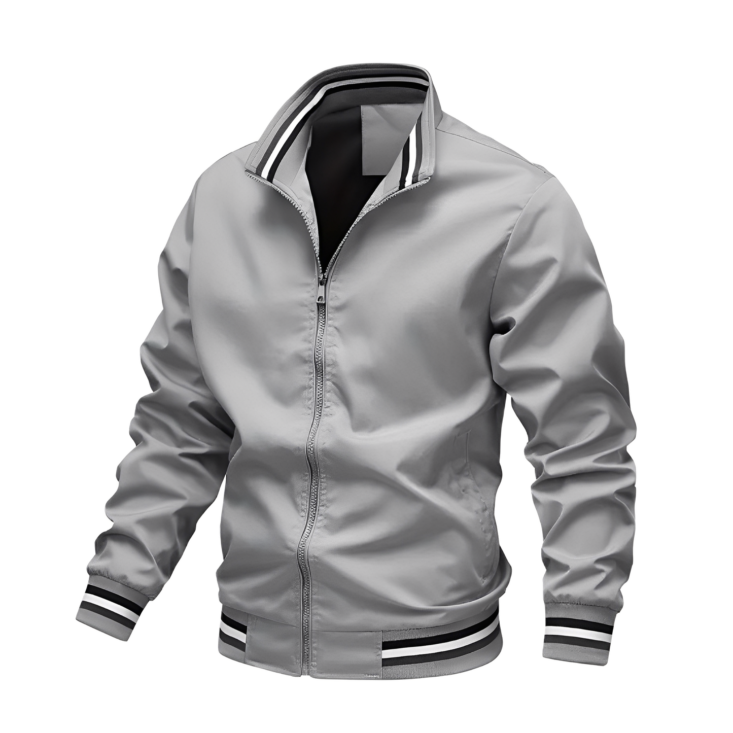 Krohn-e | Casual Bomberjacke mit Streifen für Herren