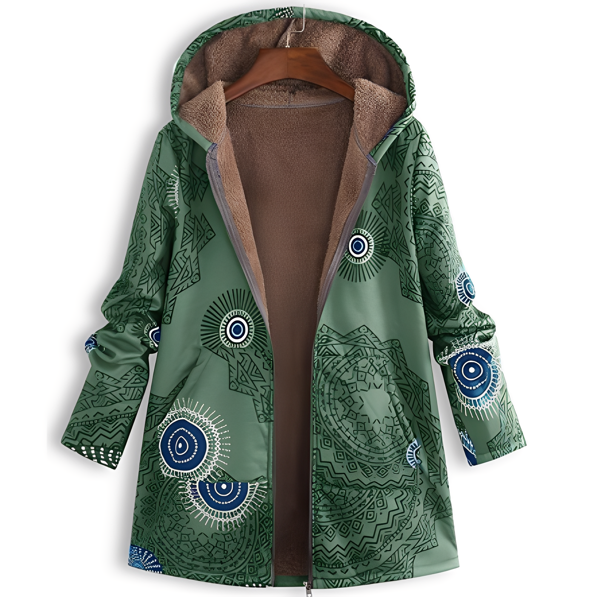 Krohn-e | Vintage-Jacke mit Muster für Damen