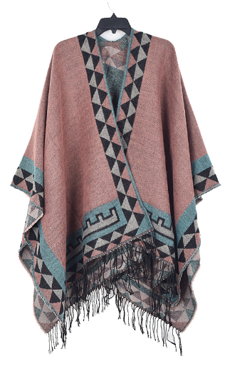 Krohn-e | Gestrickter Poncho - Stilvoll & Warm