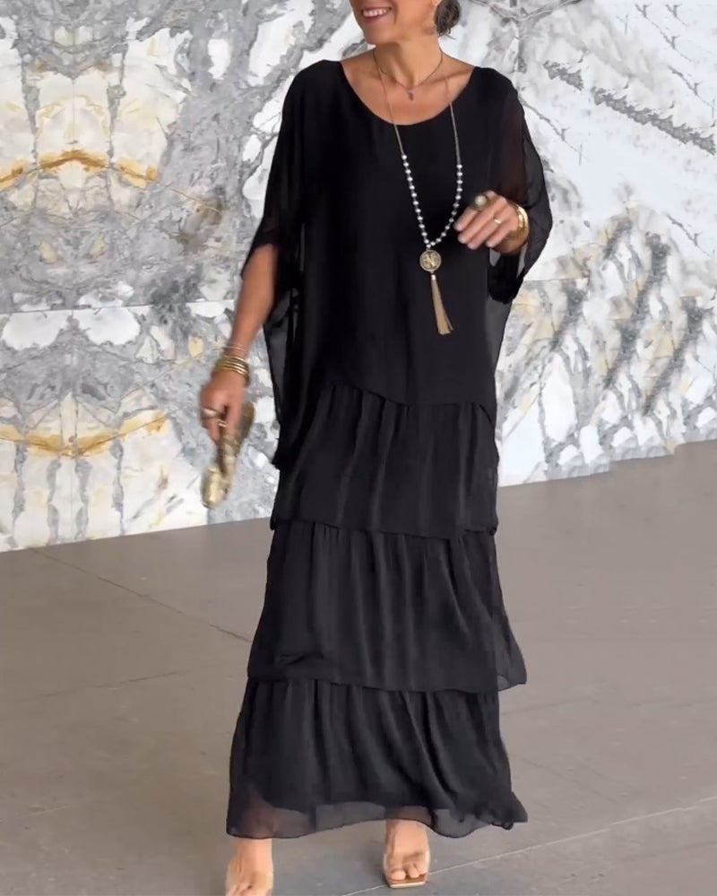 Künstlerisches, locker sitzendes Kleid