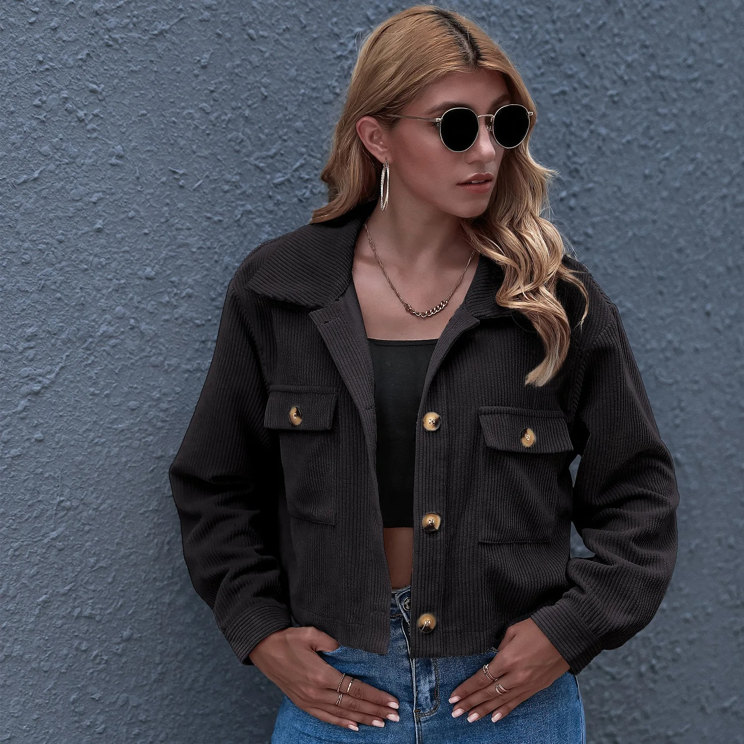 Krohn-e | Lässige Cordjacke