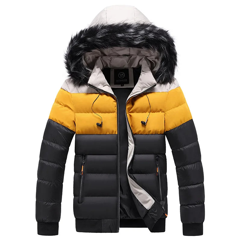 Winterjacke Bonafita mit Kapuze und Fellbesatz