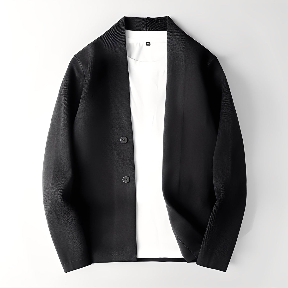Krohn-e | Lässiger Cardigan mit Knöpfen für Männer