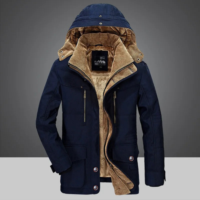Krohn-e | Robuster Isolierter Wintermantel mit Kapuze"