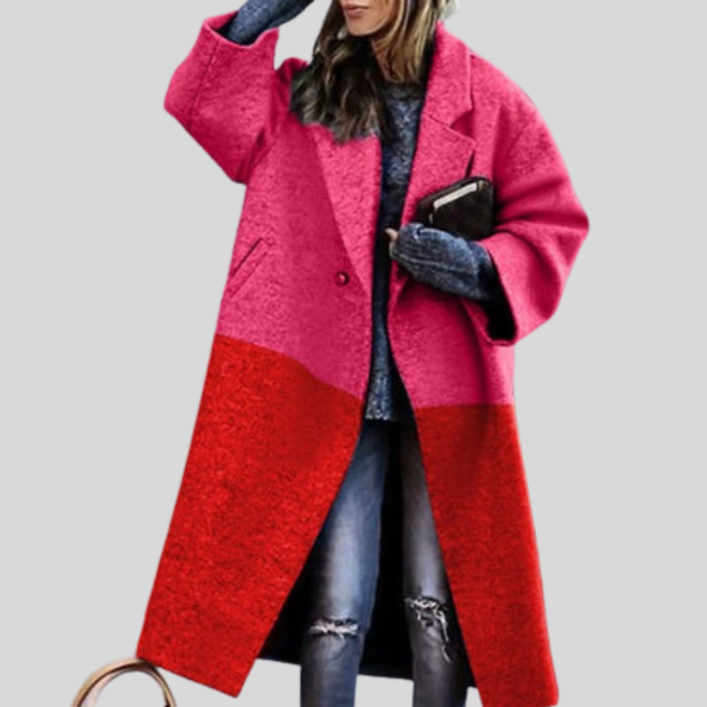 Krohn-e | Langer Wintermantel – Karlina Warmes Layering-Stück