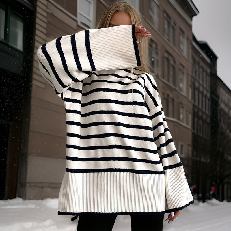 Krohn-e | Langarmpullover für Frauen Warm
