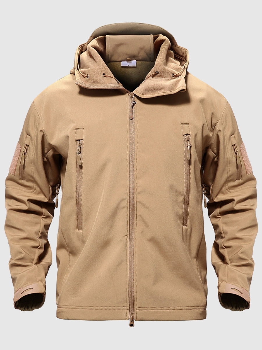 Krohn-e | Wasserabweisende Jacke Polyester Praktisch und Funktional