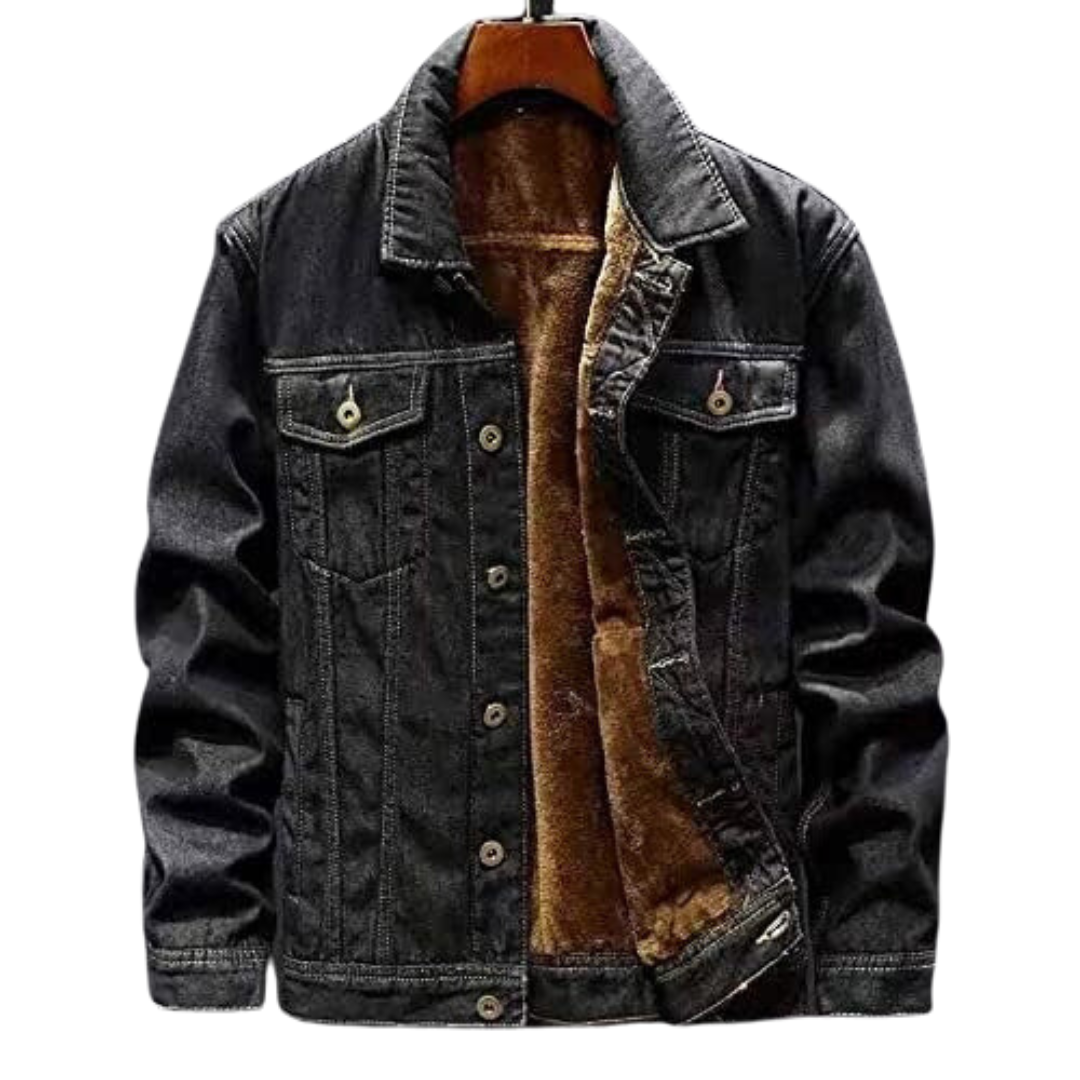 Krohn-e | Winter Männer Denim Jacke